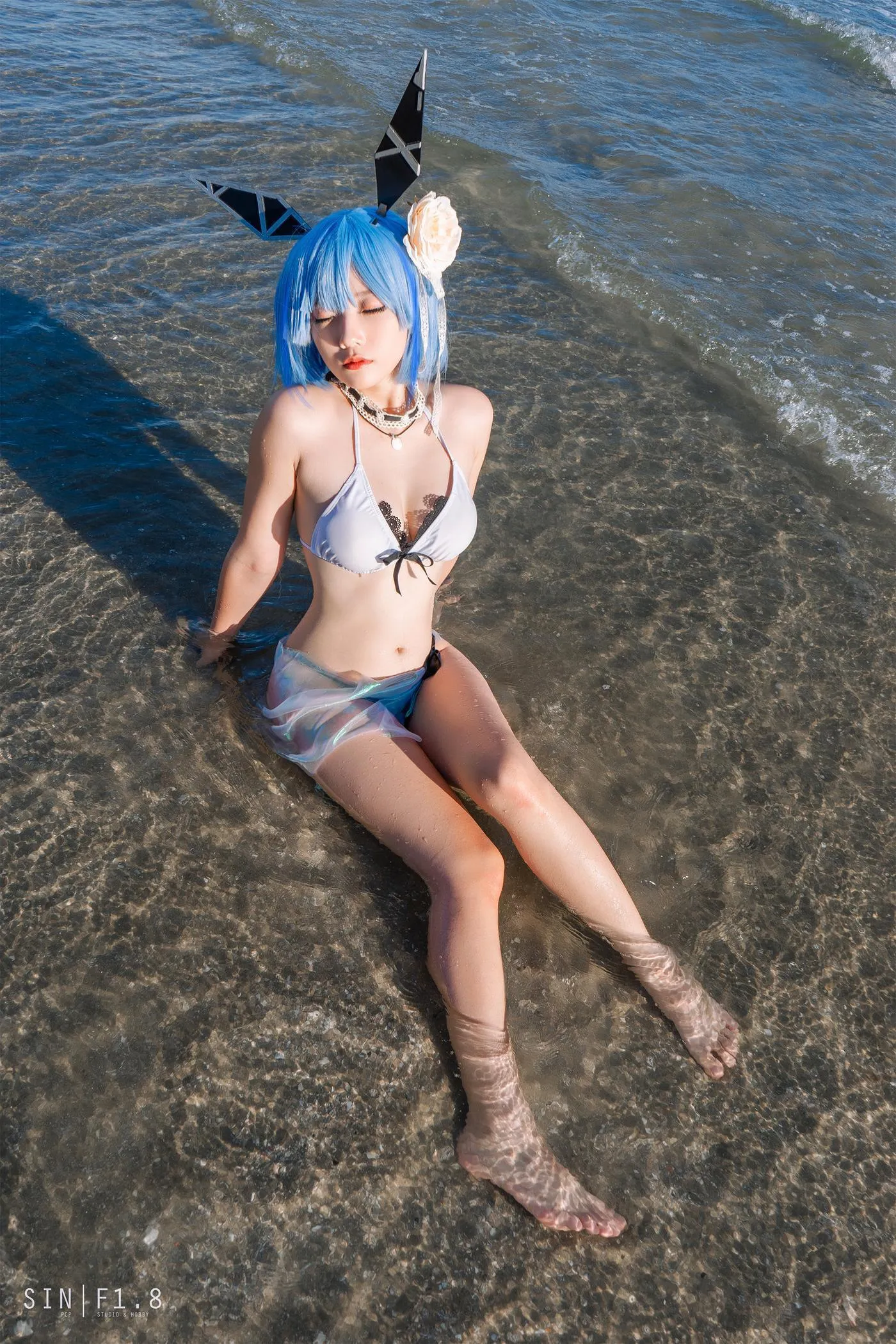 Messie Huang – NO.11 Gascogne swimsuit [20P]插图8